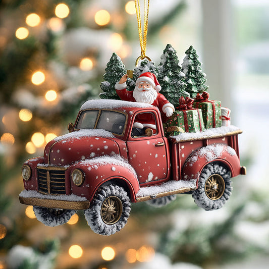 Joyride Santa WN2510023CL Christmas Ornament