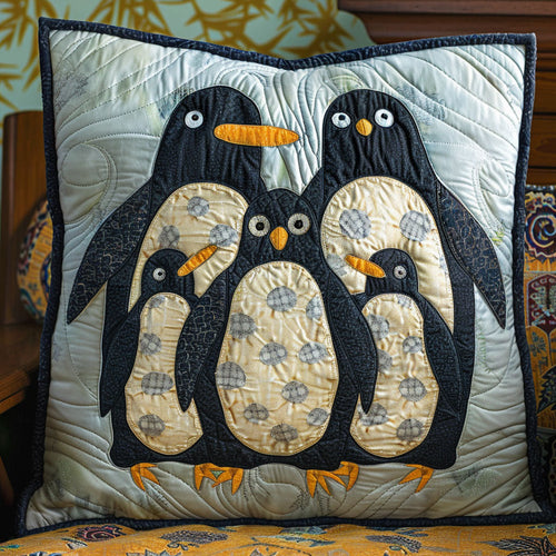 Family Penguin WJ0312457CL Quilt Pillow Case