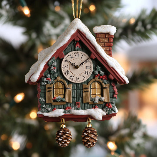 Snow Clock CP2411069CL Christmas Ornament