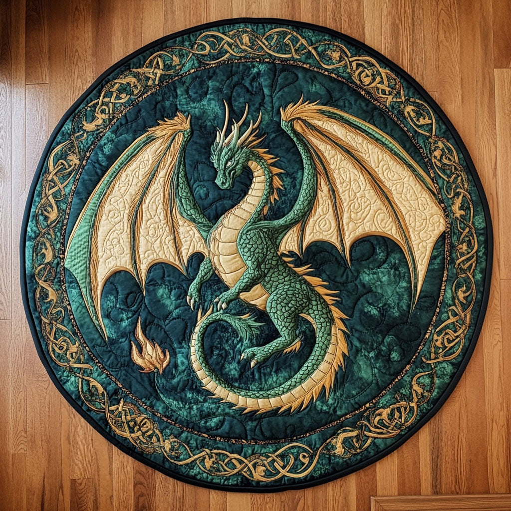 Iron Dragon WN2908036CL Quilted Round Mat