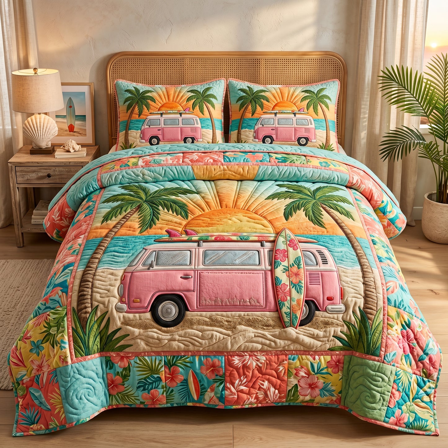 Retro Surf Van XR2705009CL Duvet Cover Set