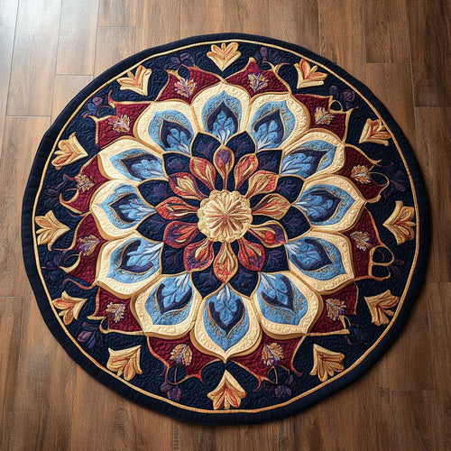 Mystic Mandala Bloom WN1705040CL Quilted Round Mat