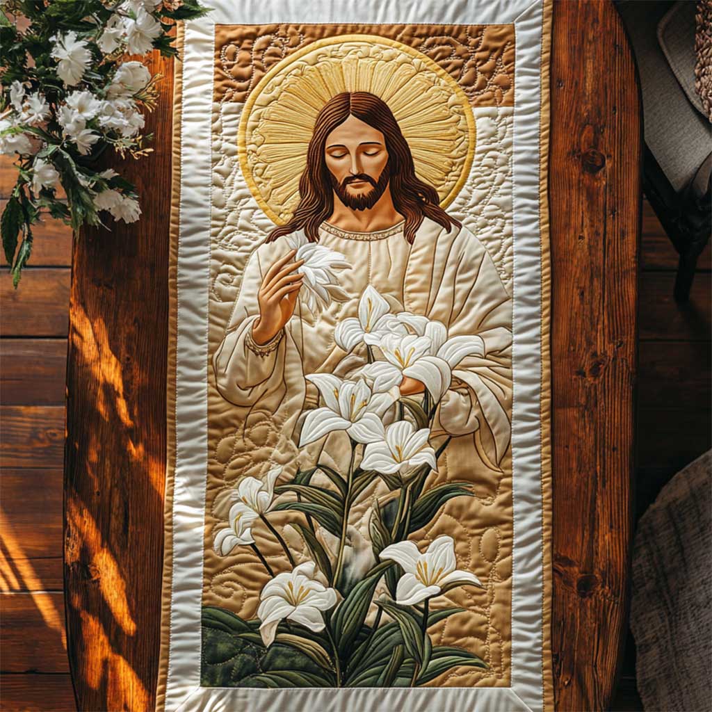 Christianity Jesus Hope WN2503046CL Quilted Table Runner