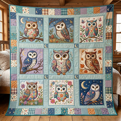 Patchwork Owl Garden WN0306008CL Quilt