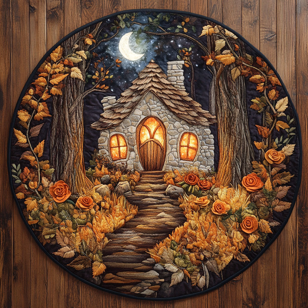 Cinderpetal Cabin WN2705006CL Quilted Round Mat