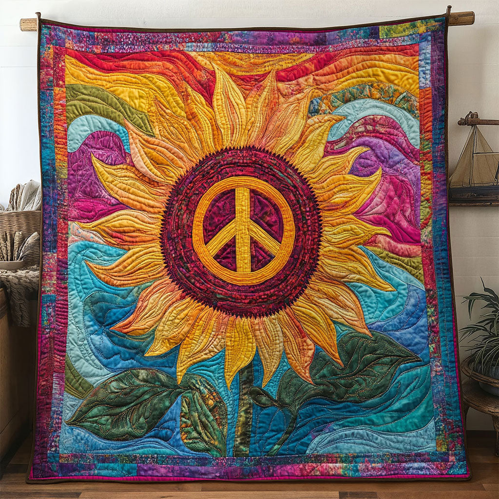 Joy Bloom Sunflower WN0901048CL Quilt