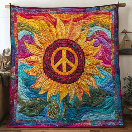 Joy Bloom Sunflower WN0901048CL Quilt