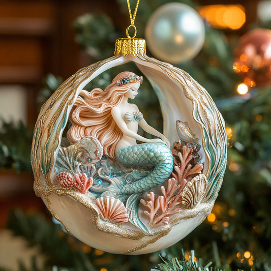 Ocean Mermaid CW2511040CL Christmas Ornament