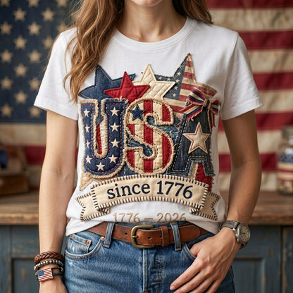Vintage USA Since 1776 – 250th Anniversary Patriotic WN2906006CL Unisex T-shirt