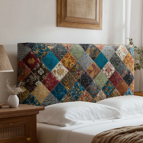 Fabric Blocks XR3112002CL Quilted Headboard Slipcover