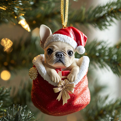 Santa Pup CP1510019CL Christmas Ornament