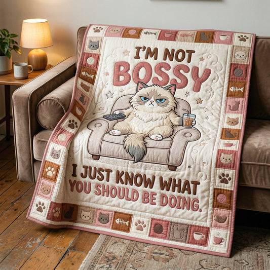I Am Not Bossy XR0604007CL Quilt
