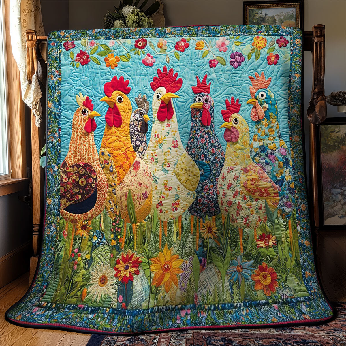 Oops Chicken WN0803054CL Quilt