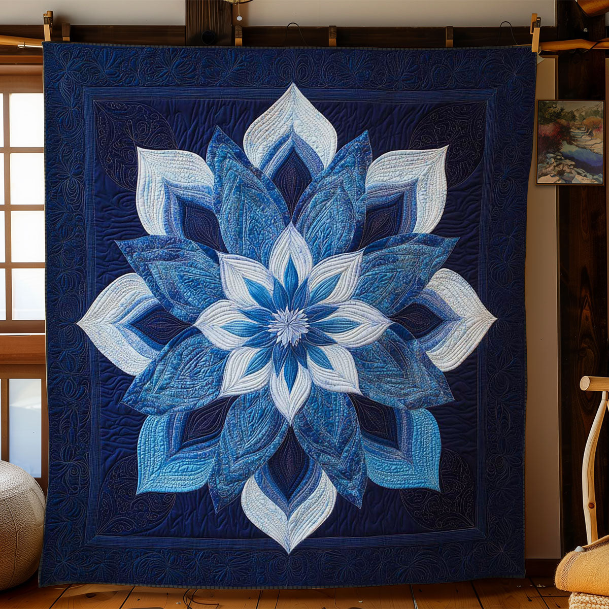 Ethereal Bloom Flower WN1103065CL Quilt