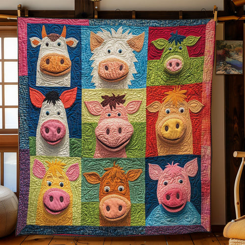 Quilted Critters WN1803028CL Quilt