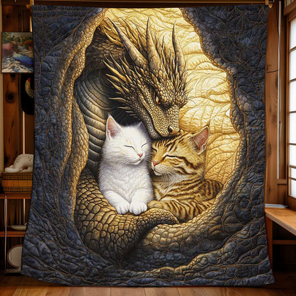 Dragon Cat Harmony WP1402013CL Quilt