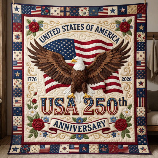 250 Years American Eagle XR0804002CL Quilt