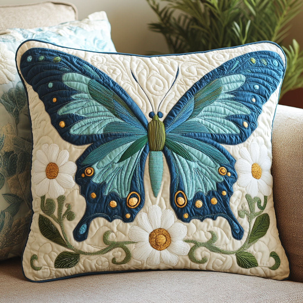 Daisy Butterfly CW0701081CL Quilt Pillow Case