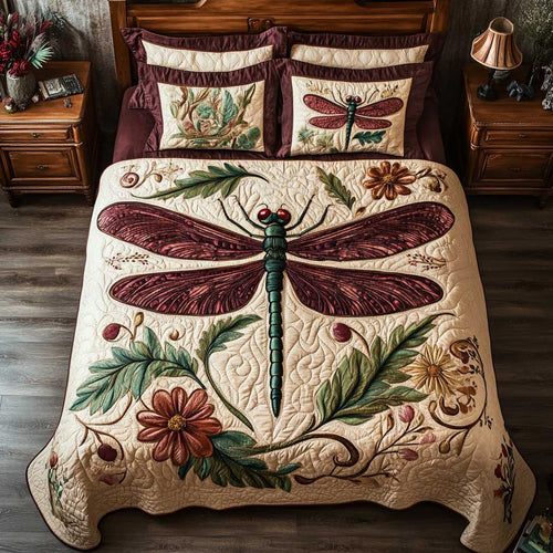 Dragonfly Floral WP2502033CL Duvet Cover Set