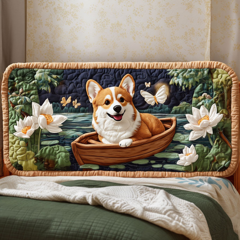 Dream Lake Corgi KL0901023CL Quilted Headboard Slipcover
