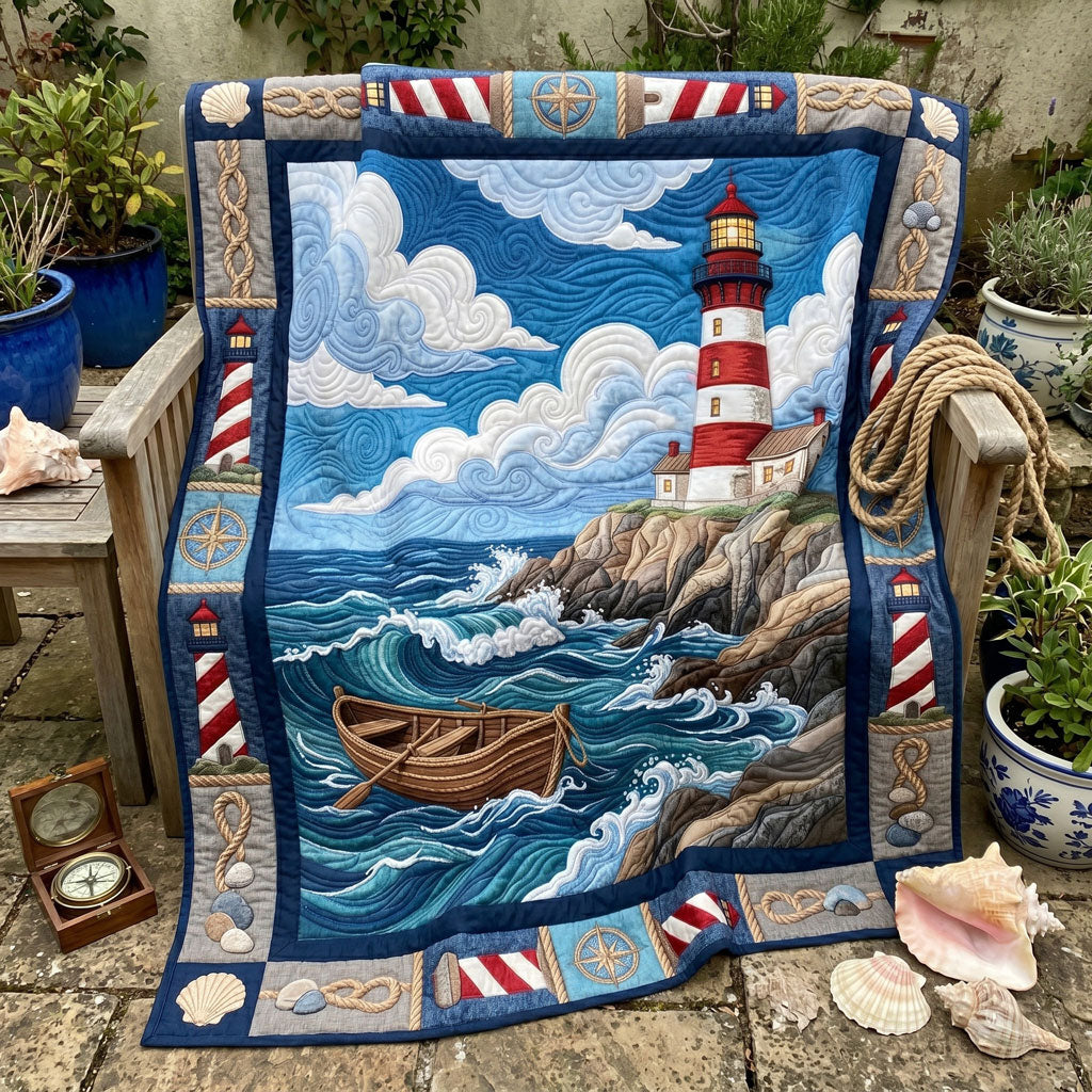 Stormy Lighthouse Cove WN1605014CL Quilt