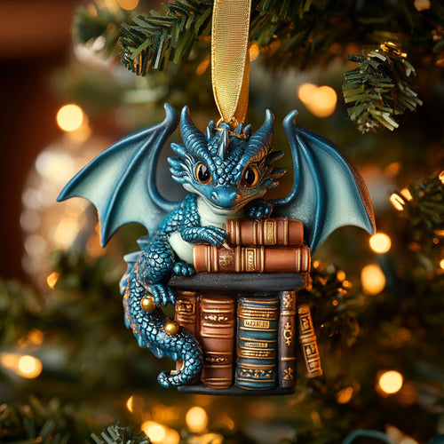 Dragon Christmas Scholar WN2411023CL Christmas Ornament