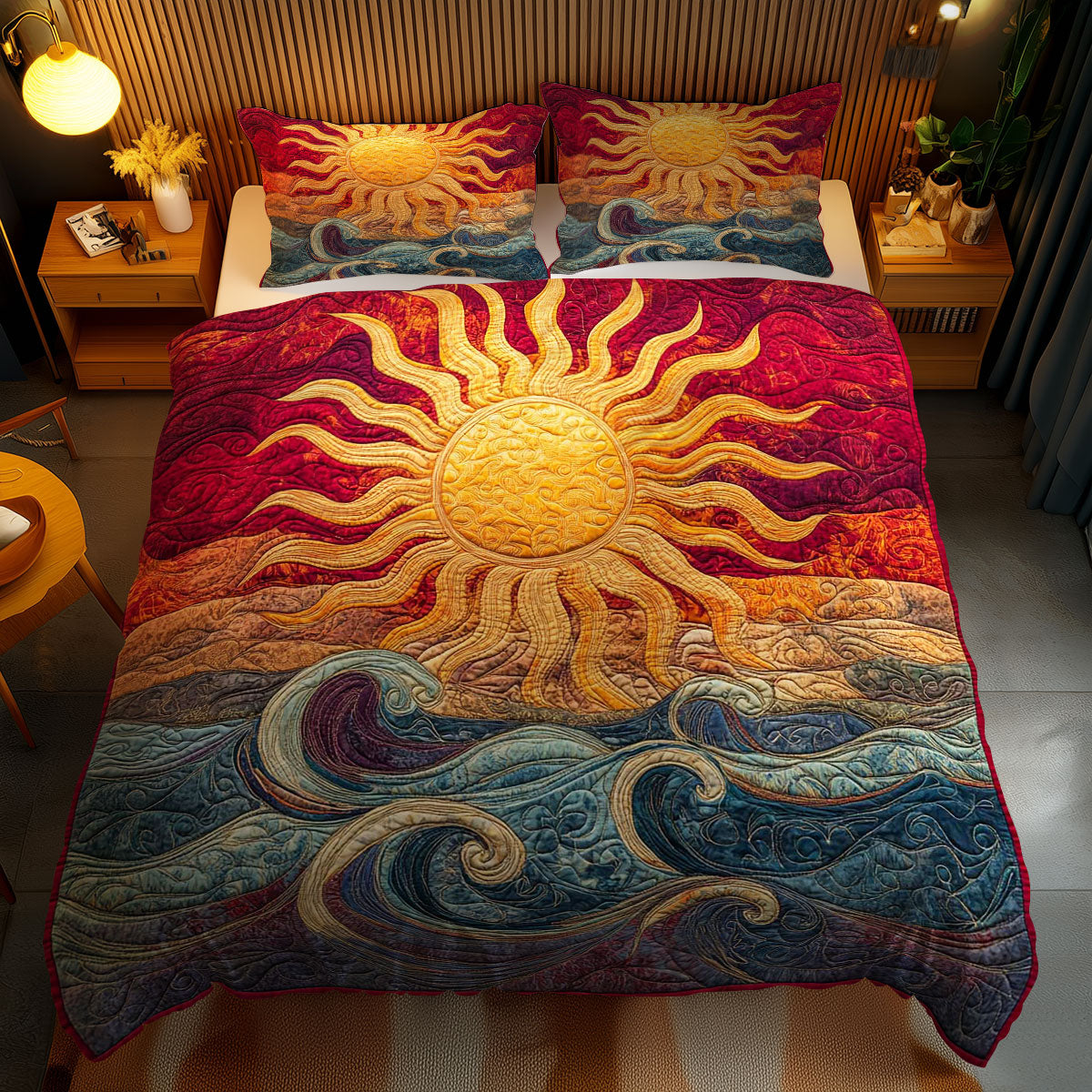 Sunrise Waves WN1203125CL Duvet Cover Set