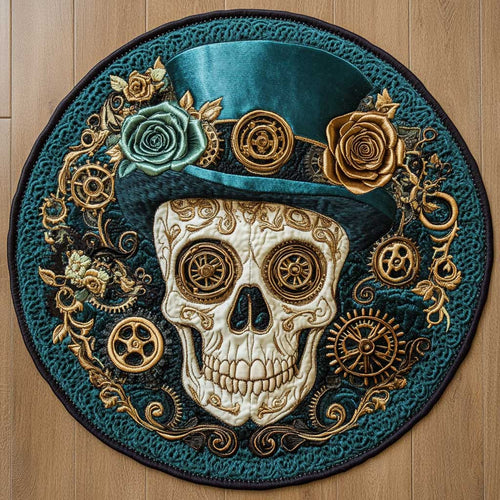 Dream Skull WN1005012CL Quilted Round Mat