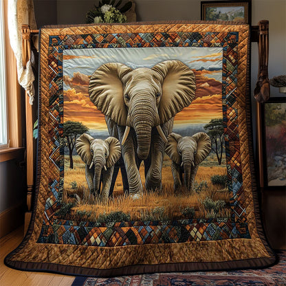 Wild Elephant Spirit WN1903134CL Quilt