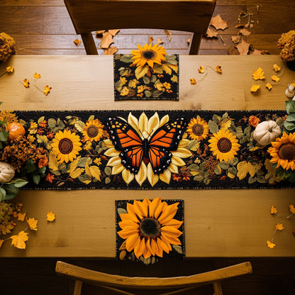 Butterfly Charm WN0107006CL Quilted Table Runner
