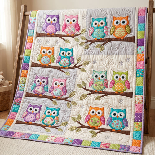 Cute Owl XR1704001CL Quilt