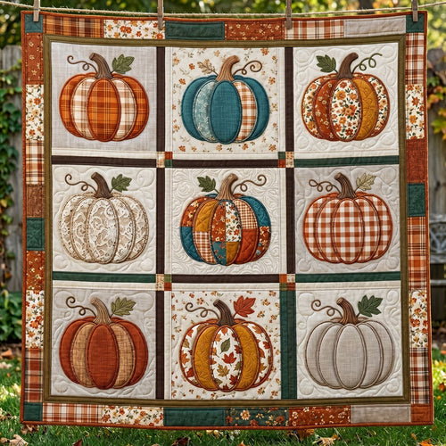 Cozy Harvest Pumpkin WN0505010CL Quilt