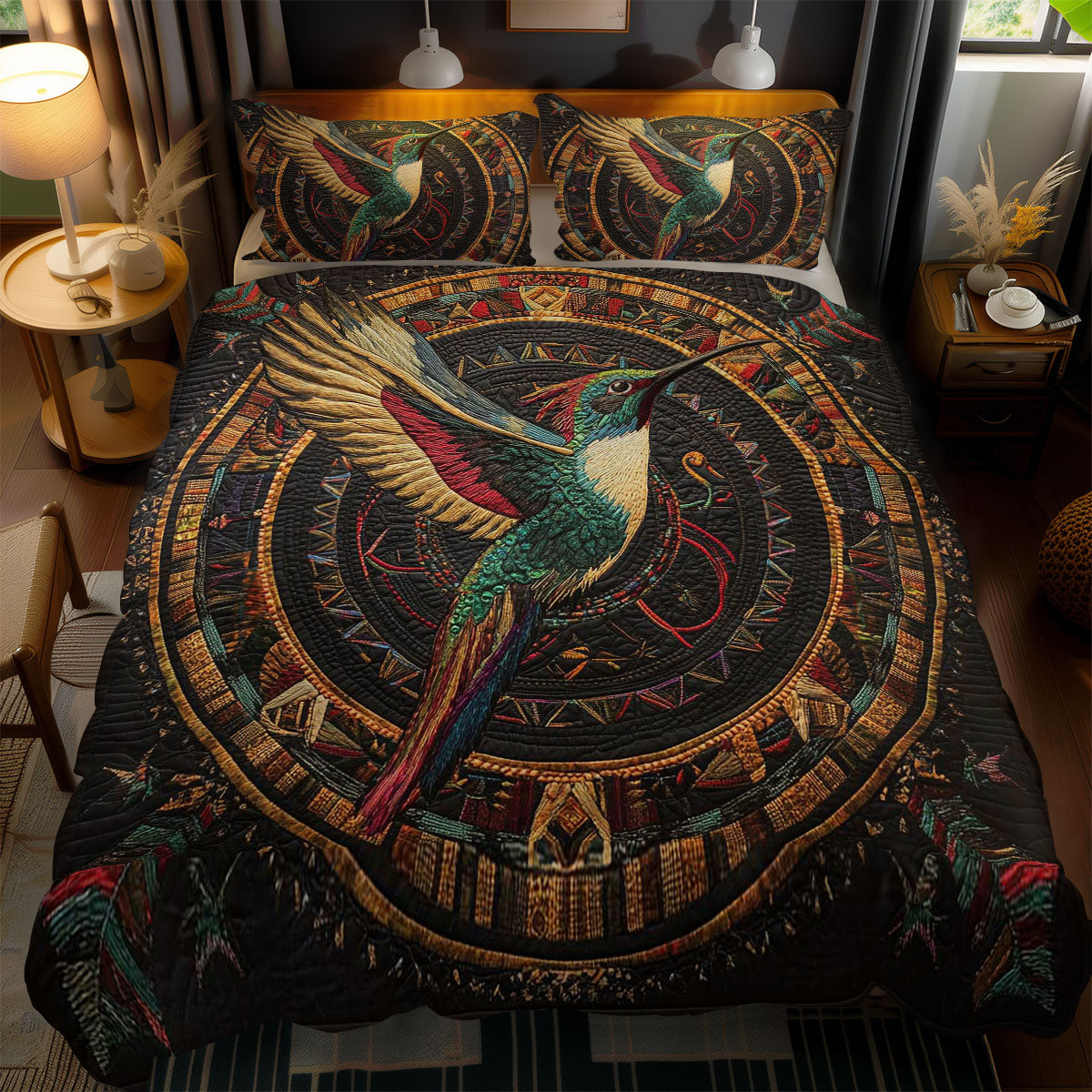 Sacred Hummingbird WN0302076CL Duvet Cover Set