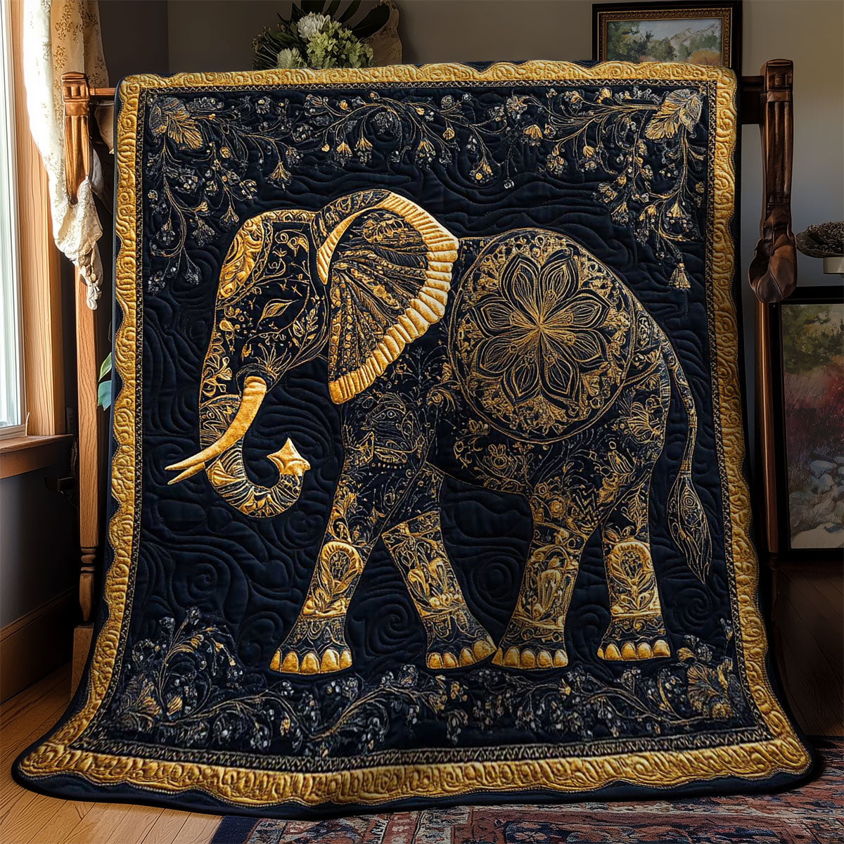 Mystic Elephant WN1003021CL Quilt