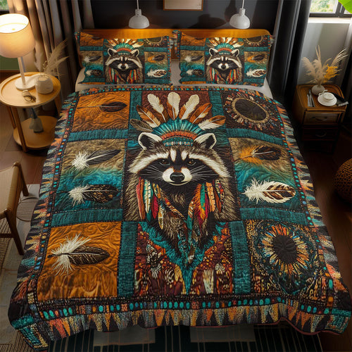 Raccoon Totem WN2401051CL Duvet Cover Set