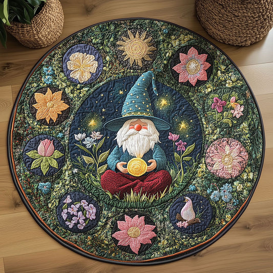 Mystic Gnome WN2208086CL Quilted Round Mat