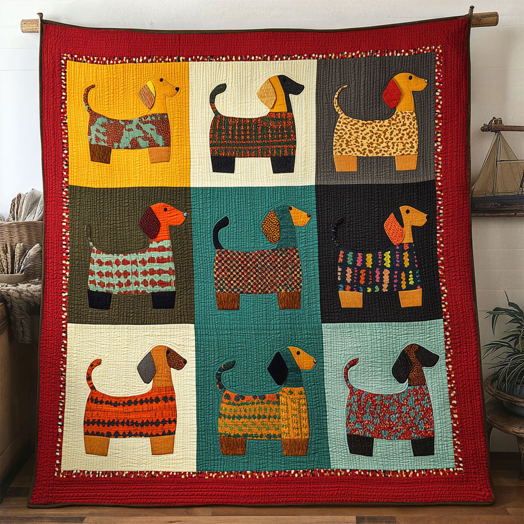 Quilt Joy Dachshund WN0601067CL Quilt