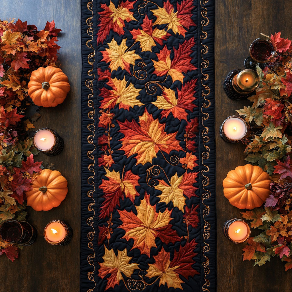 Amber Rustle WN2807001CL Quilted Table Runner