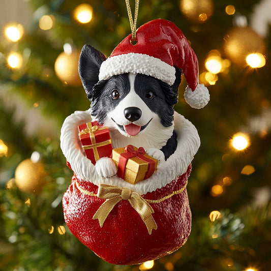 Collie Joy CP0312064CL Christmas Ornament