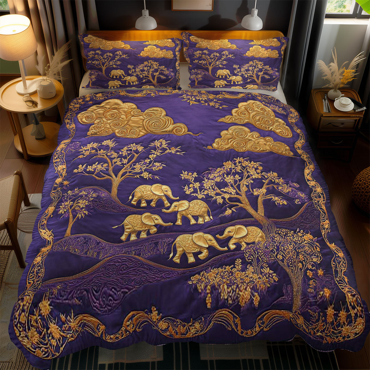 Mystic Elephant Dreams WN1103131CL Duvet Cover Set