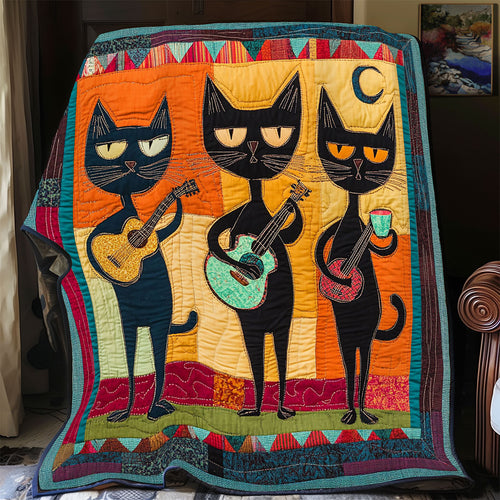 Groovy Cats CP0701012CL Quilt