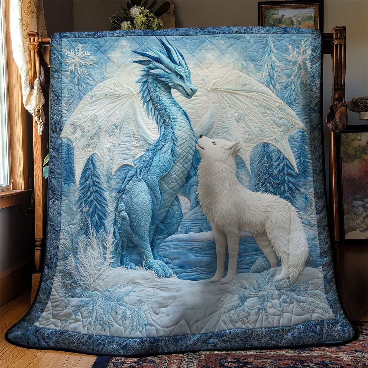 Dragon Of The Frozen Realm WN0601004CL Quilt