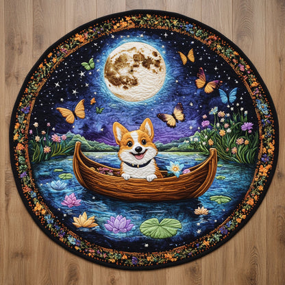 Corgi Starquest WN2705034CL Quilted Round Mat