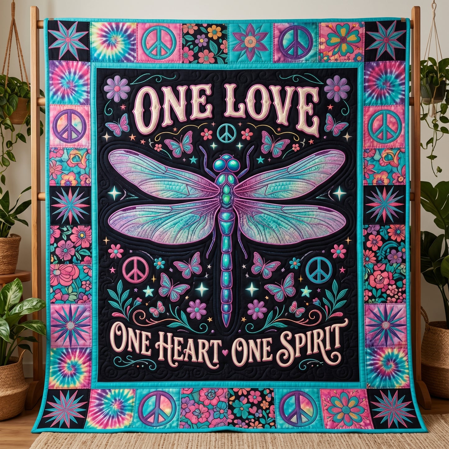 One Heart One Spirit XR1304003CL Quilt
