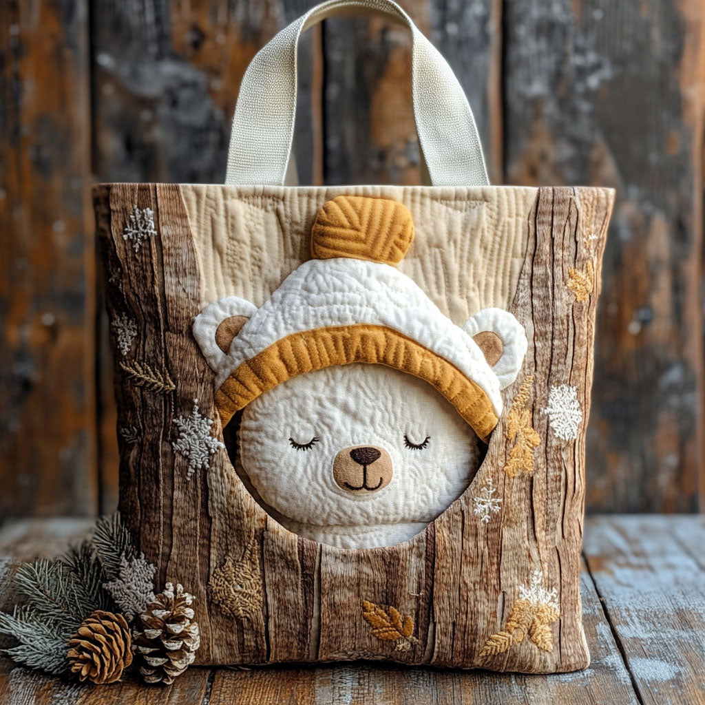Cozy Bear CP0112193CL Quilted Tote Bag