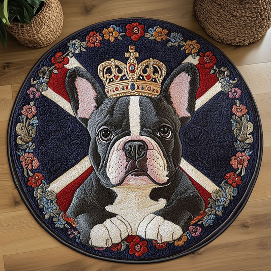 French Bulldog Legacy WN1205041CL Quilted Round Mat
