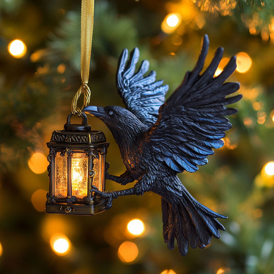 Crow Watcher CP2711024CL  Christmas Ornament