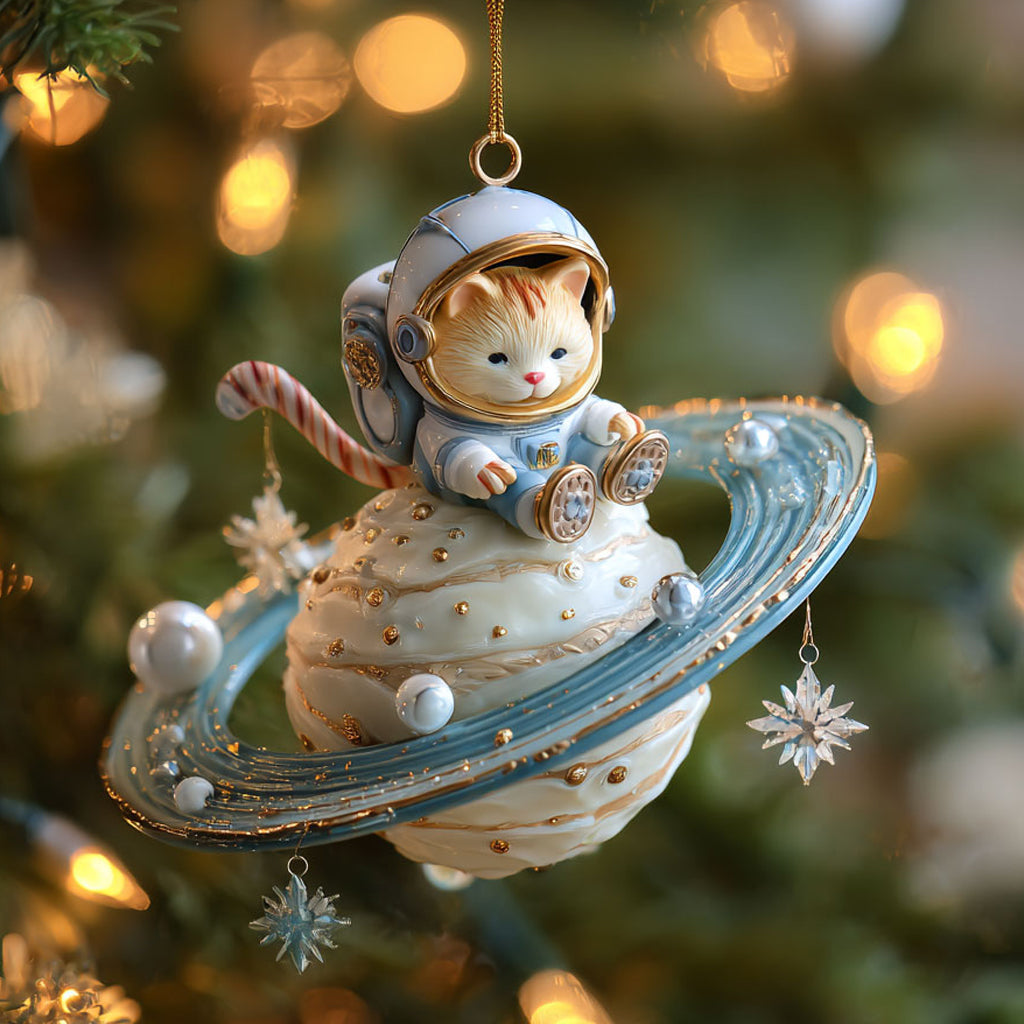 Galaxy Cat CP0912008CL Christmas Ornament