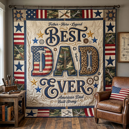 Best Dad Ever WN1106001CL Quilt