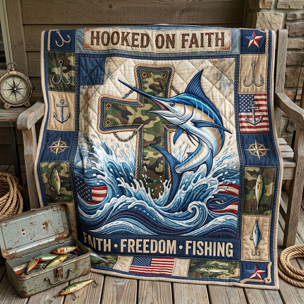 Hooked On Faith Marlin WN2205015CL Quilt
